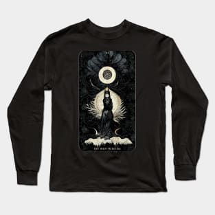 Tarot Wolves: The High Priestess Long Sleeve T-Shirt